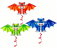 Load image into Gallery viewer, New Cartoon Dinosaur Kite