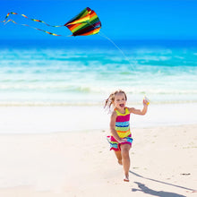 Load image into Gallery viewer, Rainbow Parafoil Kite with Long Tail
