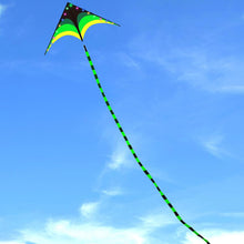Load image into Gallery viewer, Green Black LED Delta Kite with 30 Lights