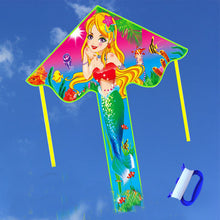 Load image into Gallery viewer, Cartoon Mermaid Kites for kids