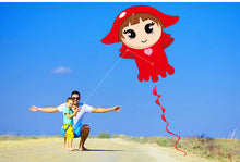 Load image into Gallery viewer, new cartoon mushroom girl kite