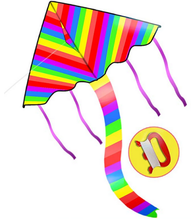 Load image into Gallery viewer, Hot Sale Rainbow Color Delta Kite
