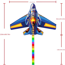 Load image into Gallery viewer, New Blue Airplane Kite
