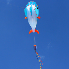 Load image into Gallery viewer, Inflatable Blue Dolphin Kite
