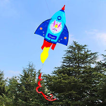 Load image into Gallery viewer, colorful rocket kite for kids
