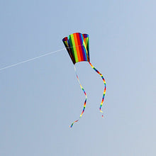 Load image into Gallery viewer, tie dye and rainbow soft sled kite
