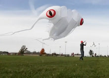 Load image into Gallery viewer, new 2sqm white nylon trilobite kite
