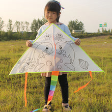 Load image into Gallery viewer, delta DIY painting cartoon Kite
