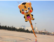 Load image into Gallery viewer, inflatable tiger kite with long tail
